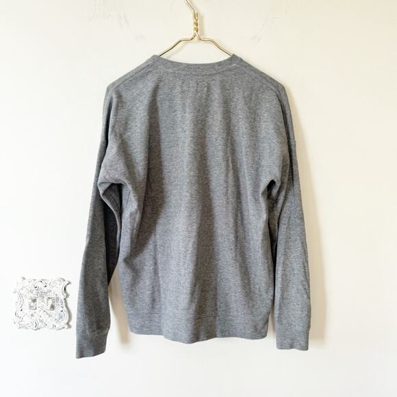 AllSaints Lasher Gray Crewneck Sweatshirt Men’s XS - Picture 5 of 7